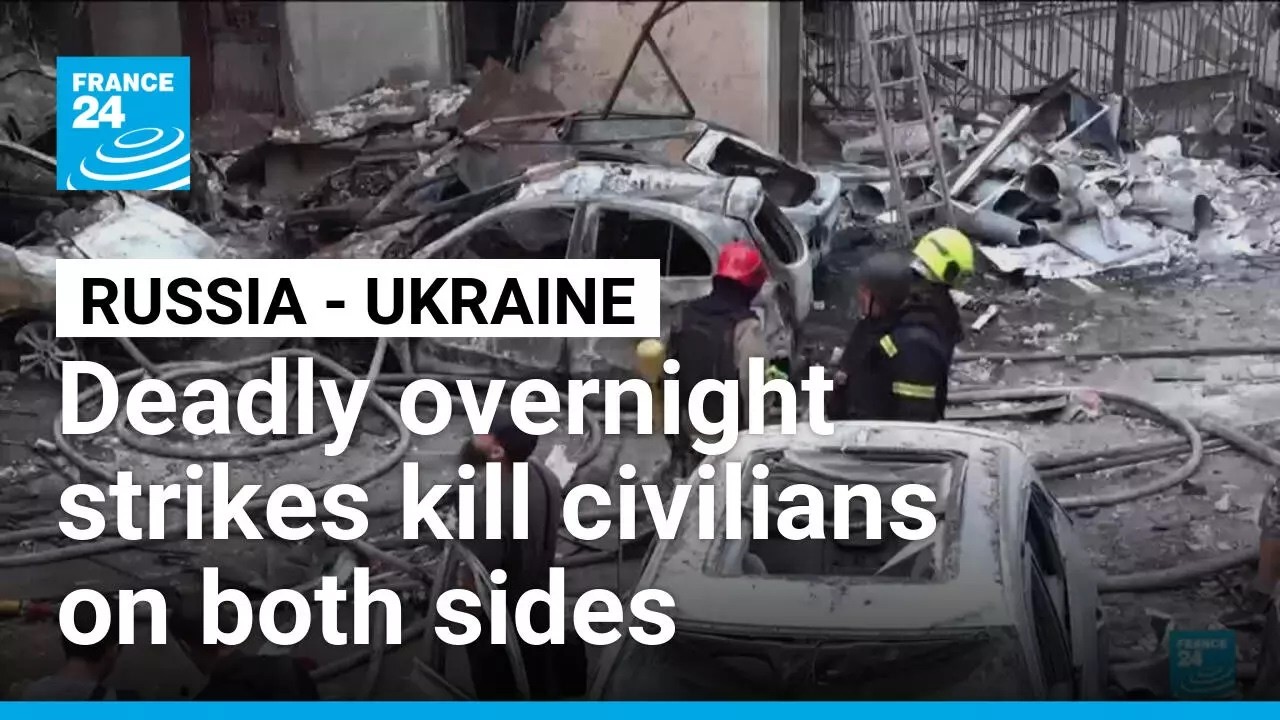 Russia and Ukraine exchange deadly overnight strikes • FRANCE 24 English