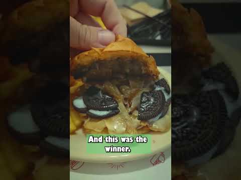 Korea's viral mint choco burger!