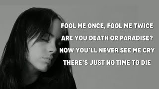 Billie Eilish No TIME TO DIE (lyrics)