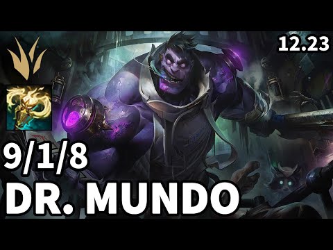 Dr. Mundo Jungle vs Lee Sin - KR Master | Patch 12.23