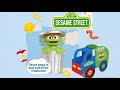Sesame Street Back To School Oscar The Grouch Garbage Truck Paint Kit