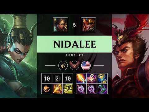 Nidalee Jungle vs Jarvan IV - NA Grandmaster Patch 25.15