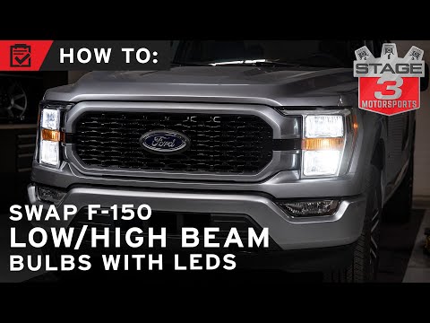 How to Replace 2021-2022 F-150 Headlight Bulbs with LEDs