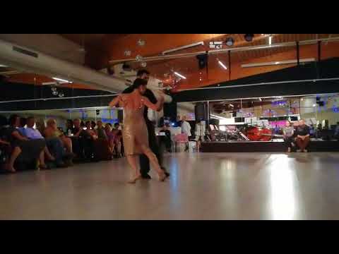  Adrian Ferreyra  and  Viginia Cutillo  are  dancing  to  a  milonga  by  Hugo Díaz  in  2018