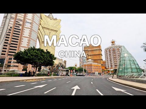 Macao, China - Driving Tour 4K