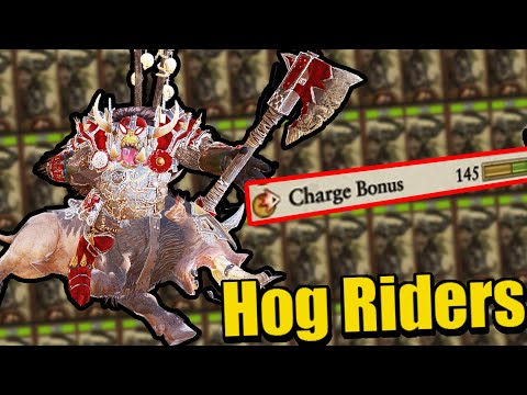 Only Using Orc Boar Riders in Greenskin Campaign :