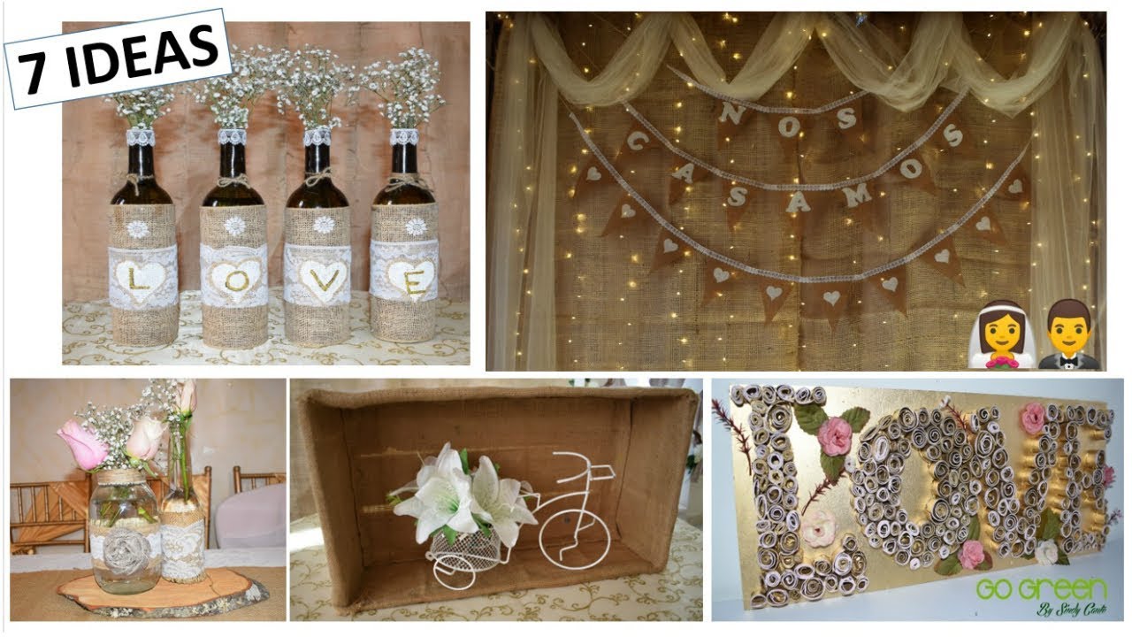 Watch 7 Ideas Fáciles y Económicas para DECORAR una BODA sencilla (estilo Vintage) Now 7 Ideas Fáciles y Económicas para DECORAR una BODA sencilla (estilo Vintage)