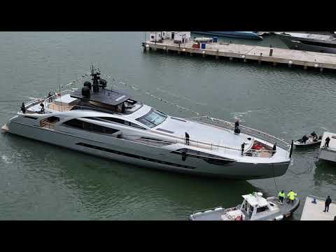 The Launch of Pershing 140, hull number 4 - Sold by the Yachtzoo team