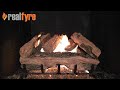 Real Fyre 30" Red Oak Vented Natural Gas Logs Set with Variable Flame Automatic Pilot Kit