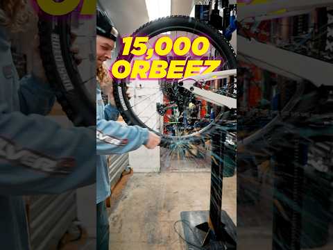 We Filled Up A MTB Tire With 15,000 Orbeez! Can We Ride On It? #mtb #orbeez #tire