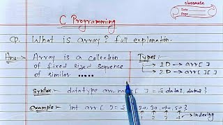 C Arrays | What is Array? full Explanation | Learn Coding