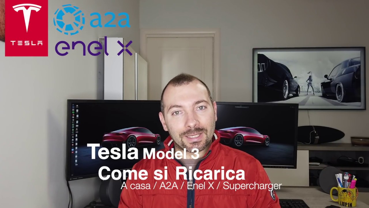 Tesla Model 3, dalla ricarica domestica alle colonnine rapide