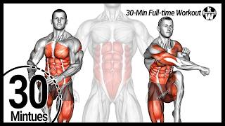 30-Min! Standing Abs Workout ➜ Quickest Way to Six-pack Abs.