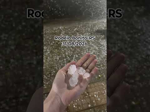 Granizo em Rodeio Bonito-RS