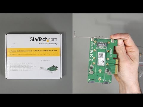 The Startech NVME & SATA M2 SSD Adapter