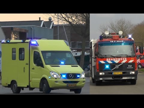 [02.04.'16] Gewonden bij brand in kantoor, medewerkers niks in de gaten Oetsmawei Grou