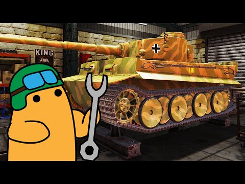 I Renovated A Tiger Tank in Tank Mechanic Simulator!