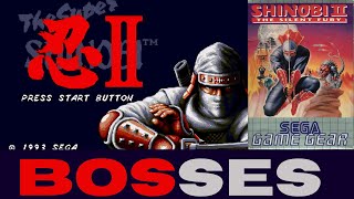 Shinobi 2 Bosses Game Gear