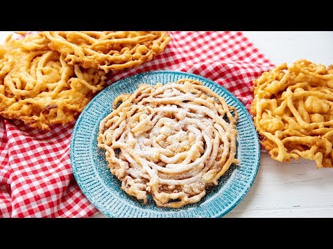 How to Make County Fair Funnel Cakes | The Stay At Home Chef