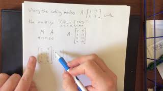 Coding and decoding using matrices
