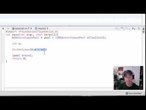 Objective C Programming Tutorial - 12 - Intro to Looping