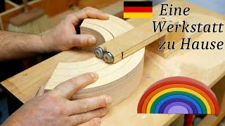Wie man einen Hölzernen Regenbogen macht. Holzspielzeug selber bauen