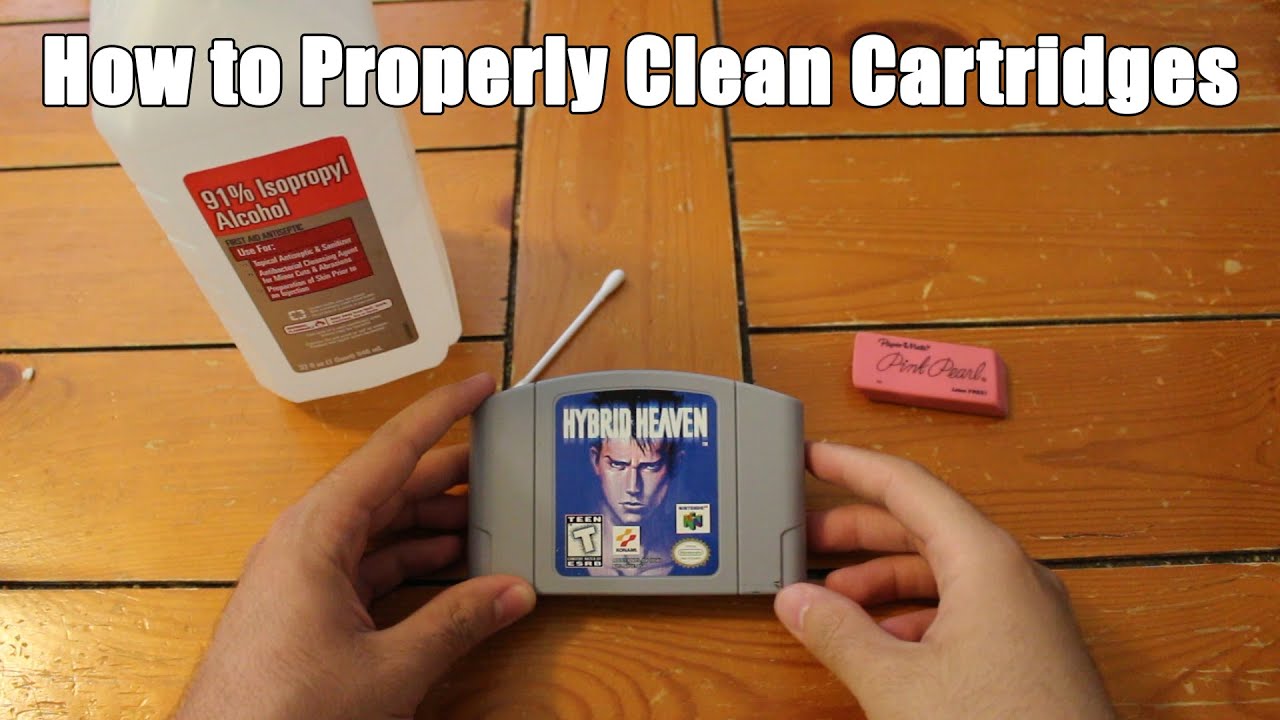 How to Properly Clean Game Cartridges