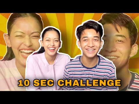 10 SEC CHALLENGE 🤣 || W/ Sister || Akash Thapa
