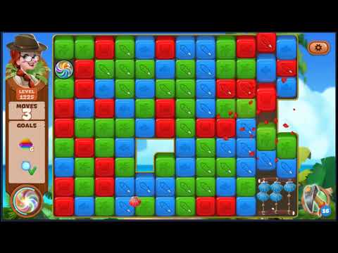 Lost Island Blast Adventure Level 1225 - NO BOOSTERS 🏝️ | SKILLGAMING ✔️