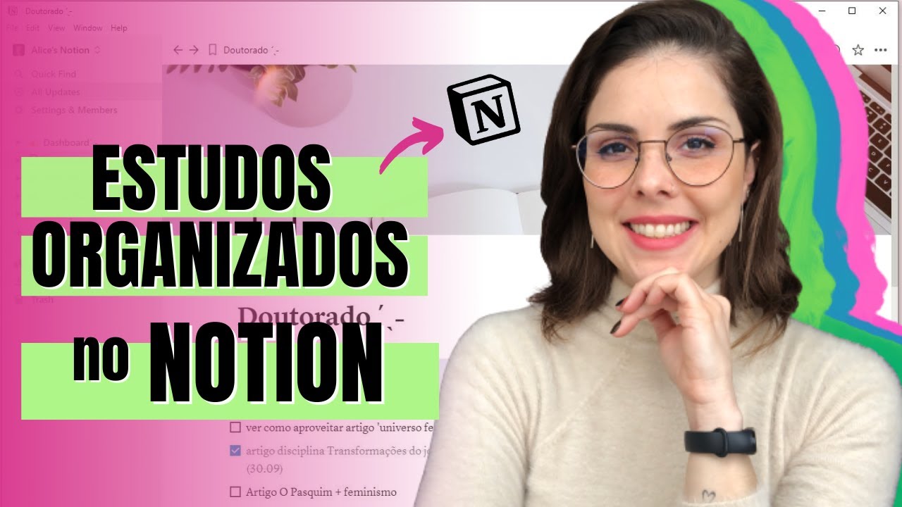 Notion para acadêmicos -  organização dos estudos com o Notion (passo a passo)
