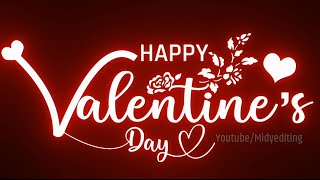 Valentine Day Status | Valentine Day WhatsApp Status Video | Valentines Day Black Screen Video