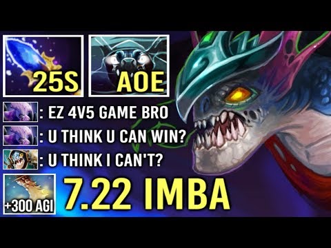 EPIC Pro +300 AGI Scepter Slark ANTI Counter Pick Craziest 4v5 Show by Ms Dota 2