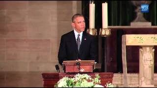 President Obama Delivers Beau Biden Eulogy, Obama: &quot;Beau Biden Was An Original&quot;