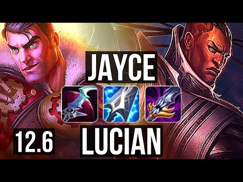 JAYCE & Lux vs LUCIAN & Sona (ADC) | 6 solo kills, 1.7M mastery, 1100+ games | EUW Diamond | 12.6