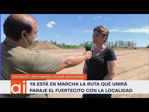 Ya está en marcha el asfaltado entre El Fuertecito y Colonia Las Pichanas