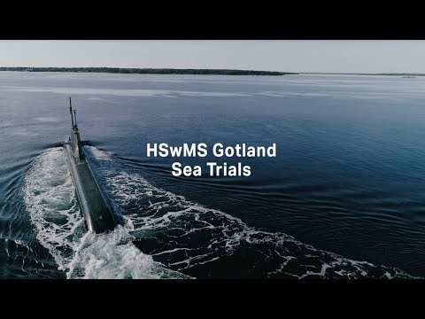 Sea trials commence of upgraded Gotland submarine