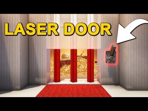 Insane Minecraft Laser Door Trick !!!