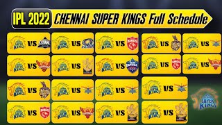 csk 2022 schedule | chennai super kings schedule 2022 | csk time table 2022 | csk vs kkr 2022