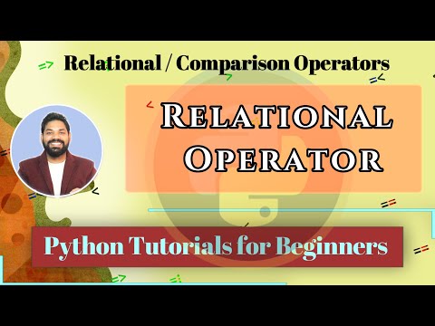 Relational Or Comparison Operators In Python Python Tutorials For Beginners Hindi