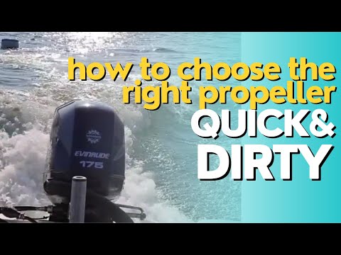 How to Choose the Right Propeller Quick and Dirty