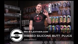 Ribbed Silicone Butt Plug