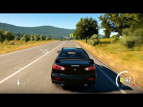 Forza Horizon 2 Demo - Part 2 - Mitsubishi Lancer Evo (Let's Play / Walkthrough / Gameplay)