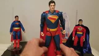 12 & 6 Superman David Corenswet vs 8 Supermen Custom MEGO WGSH FTC
