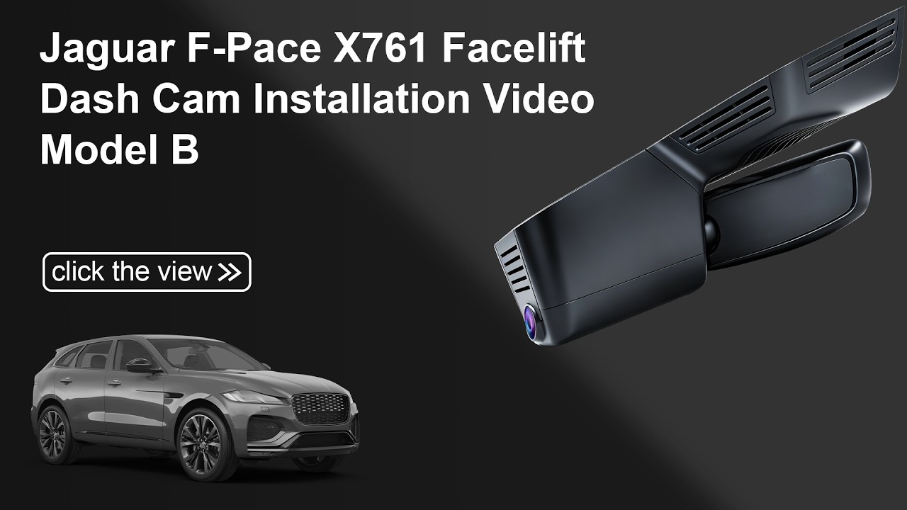 Jaguar F-Pace X761 (2021-2026) Mangoal OEM Dash Cam Installation | Model B (011H)