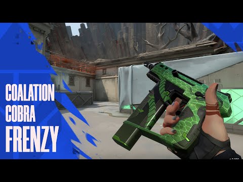 Coalition Cobra Frenzy Skin Showcase (Coalition Cobra Collection) - Valorant Battle Pass Skins
