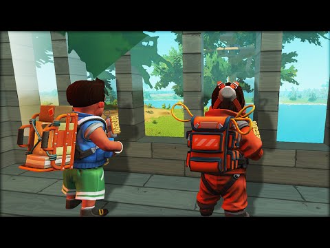 Building a New Base Expansion to Finish the Second Treehouse! (Scrap Mechanic Co-op Ep.44)