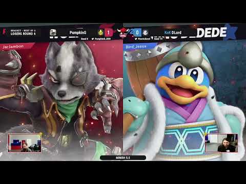 MINISH 5.5 SSBU - PumpkinG (King Dedede) VS Dlord (Wolf) - Loser Round 6