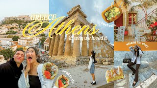 Travel vlog - This city surprised us... | 2 days of eating & exploring Athens, Greece 🇬🇷