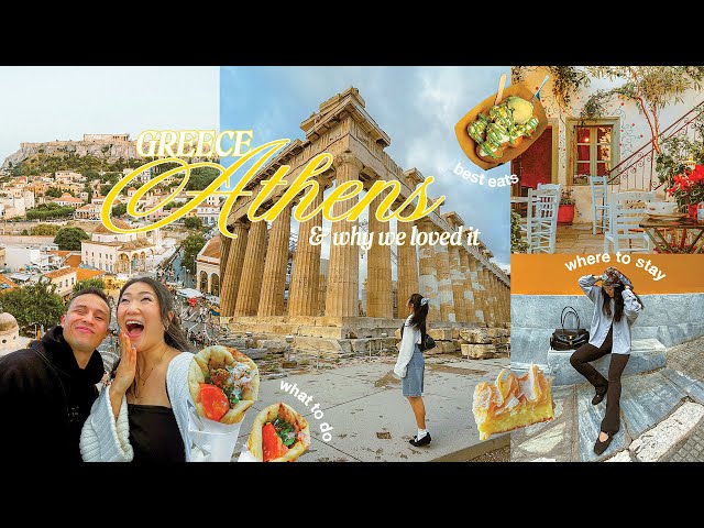 Travel vlog - This city surprised us... | 2 days of eating & exploring Athens, Greece 🇬🇷