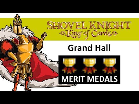 Shovel Knight King of Cards | Grand Hall Merit Badges